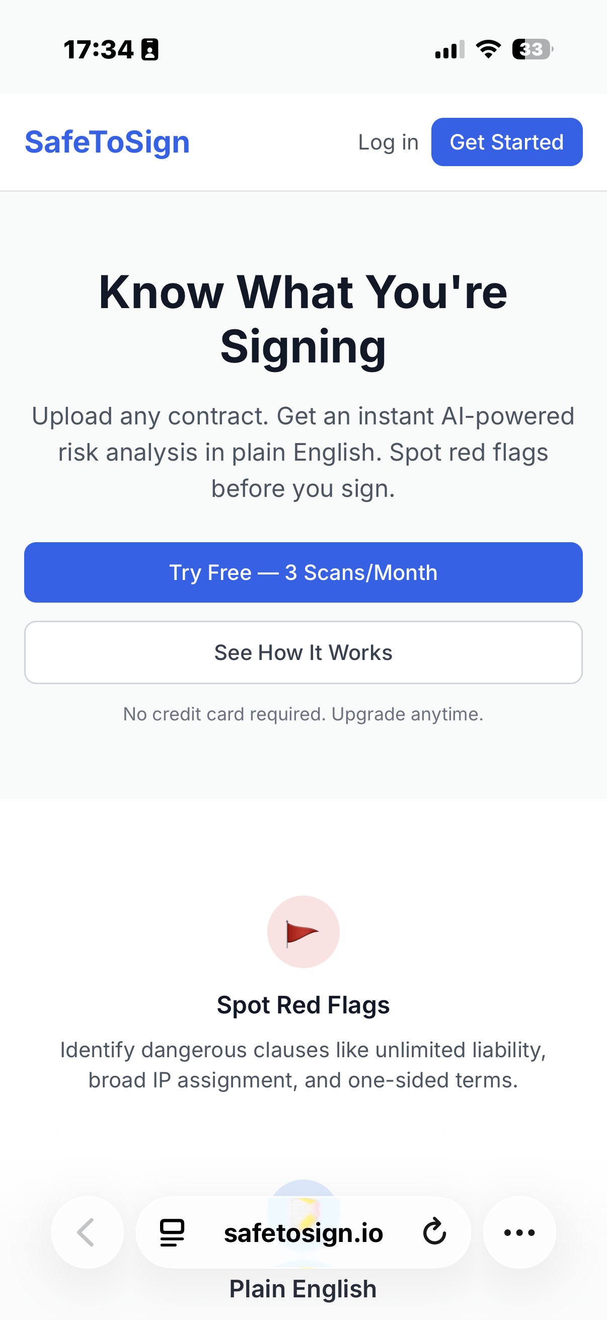 SafetoSign — 1
